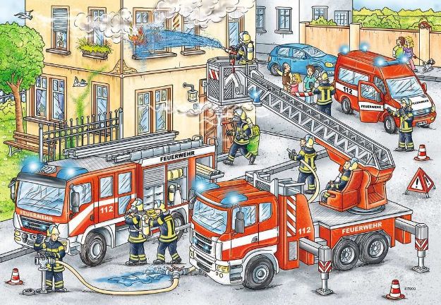 Bild von Puzzle 2x24T Helden im Einsatz - 07814