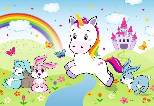 Bild von Puzzle 2x12T Märchenhaftes Einhorn - 07828