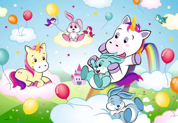 Bild von Puzzle 2x12T Märchenhaftes Einhorn - 07828