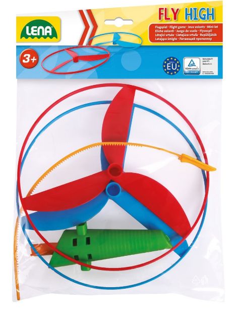 Bild von Flugkreisel 20cm 2St Seilzug Btl - 61290