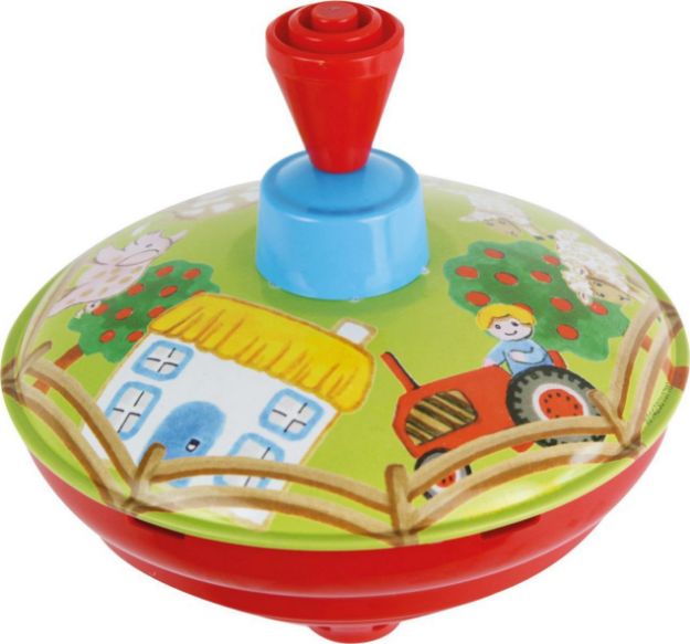 Bild von Bolz Brummkreisel Bauernhof 13cm - 52412