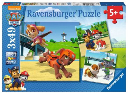 Zeige Details für Puzzle 3x49T Paw Patrol Team auf 4 Pfoten - 09239 Bild von Puzzle 3x49T Paw Patrol Team auf 4 Pfoten - 09239
