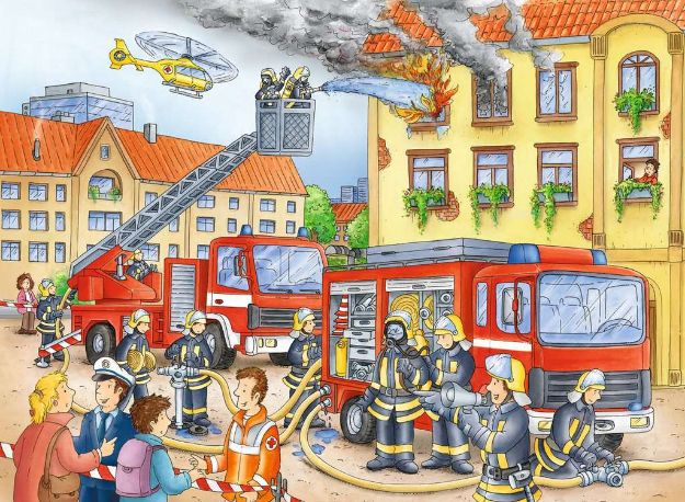 Bild von Puzzle 100T XXL Feuerwehr - 10822