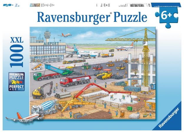 Bild von Puzzle 100T XXL Baustelle am Flughafen - 10624