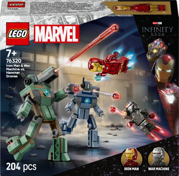 Bild von LEGO® Marvel Super Heroes™ - 76320 Iron Man & War Machine vs. Hammer-Drohnen
