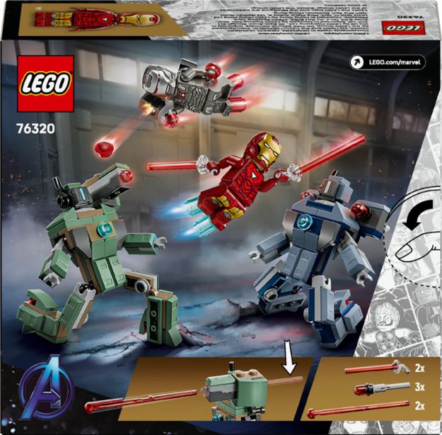 Bild von LEGO® Marvel Super Heroes™ - 76320 Iron Man & War Machine vs. Hammer-Drohnen