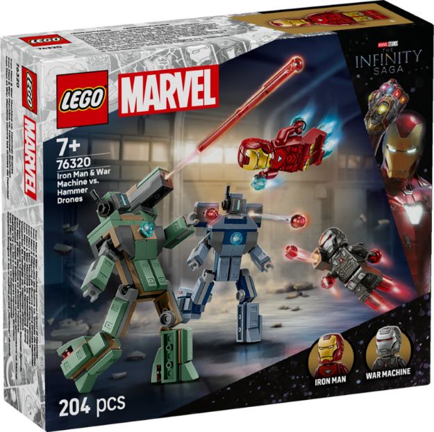 Bild von LEGO® Marvel Super Heroes™ - 76320 Iron Man & War Machine vs. Hammer-Drohnen