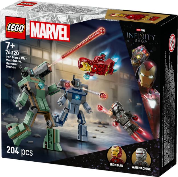 Bild von LEGO® Marvel Super Heroes™ - 76320 Iron Man & War Machine vs. Hammer-Drohnen