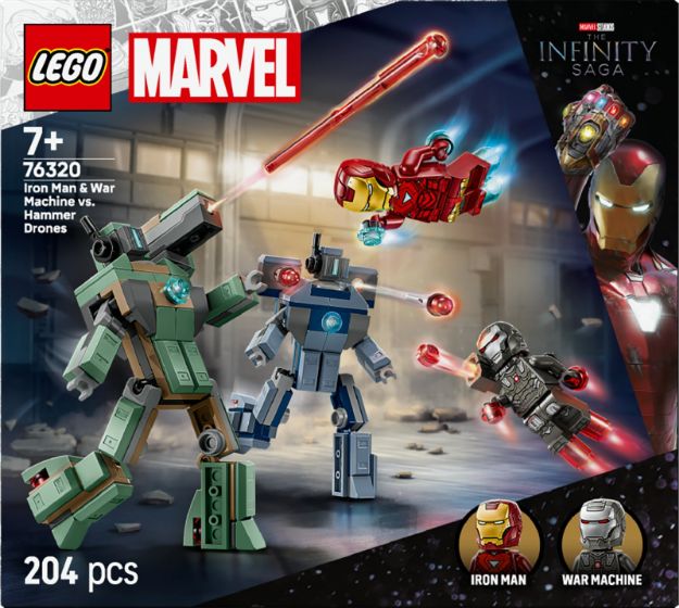 Bild von LEGO® Marvel Super Heroes™ - 76320 Iron Man & War Machine vs. Hammer-Drohnen