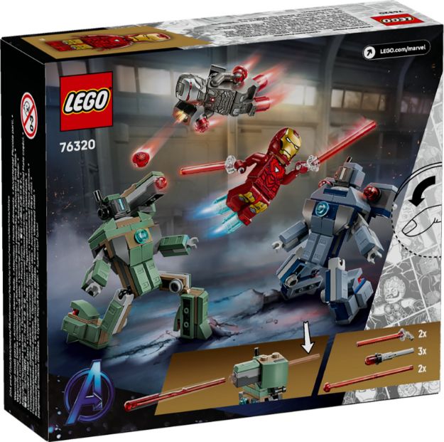 Bild von LEGO® Marvel Super Heroes™ - 76320 Iron Man & War Machine vs. Hammer-Drohnen