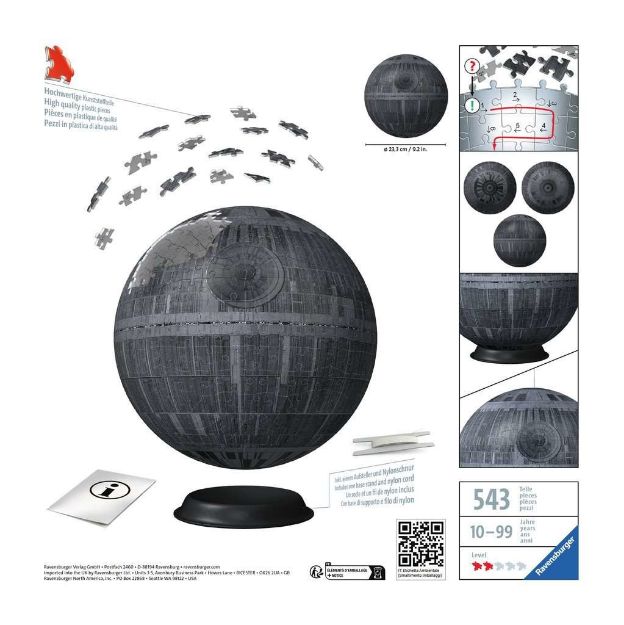 Bild von Ravensburger 3D Puzzle 11555 - Star Wars Todesstern - 540 Teile - Puzzleball für Erwachsene und Kinder ab 10 Jahren
