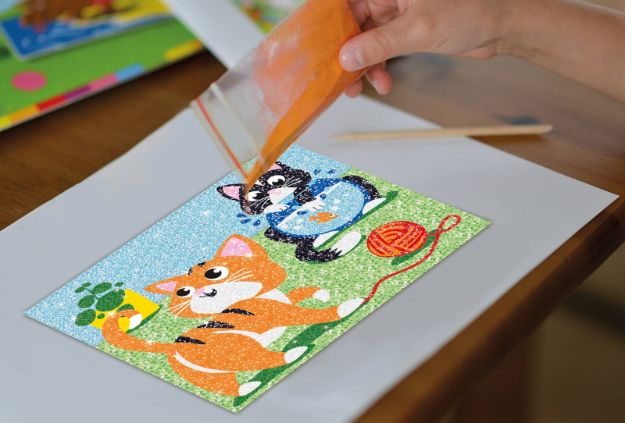 Bild von Lena Sandbilder Tiere 2 Motive 11 Farben - 42670