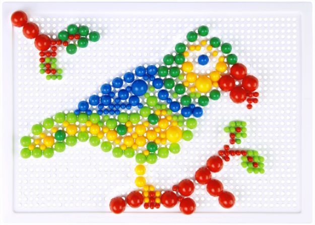 Bild von LENA Mosaik Set color Mix 400 Stecker - 35594
