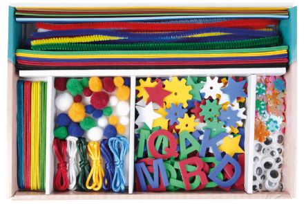 Zeige Details für LENA Bastelkoffer blau 400 Teile - 42715 Bild von LENA Bastelkoffer blau 400 Teile - 42715