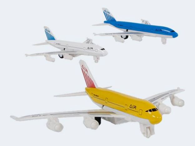 Bild von Flugzeug 14cm Rückzug Display=12 - Eine Verkaufseinheit = 12 Stück - 520223