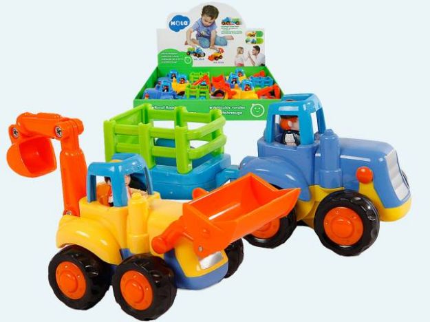 Bild von Trak mit Hänger/Bagger 10cm Freilauf - Eine Verkaufseinheit = 6 Stück - 550610