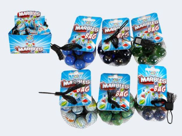 Bild von Murmeln 8x25mm im Netz - Ein Stück wird nach dem Zufallsprinzip zugesendet! - 721801