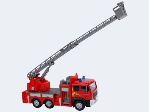 Bild von Feuerwehr mit Leiter 14cm Licht/Sound - 510126