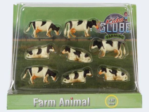 Bild von Farm 8 Kühe 1:87 sz/ws  - 571878
