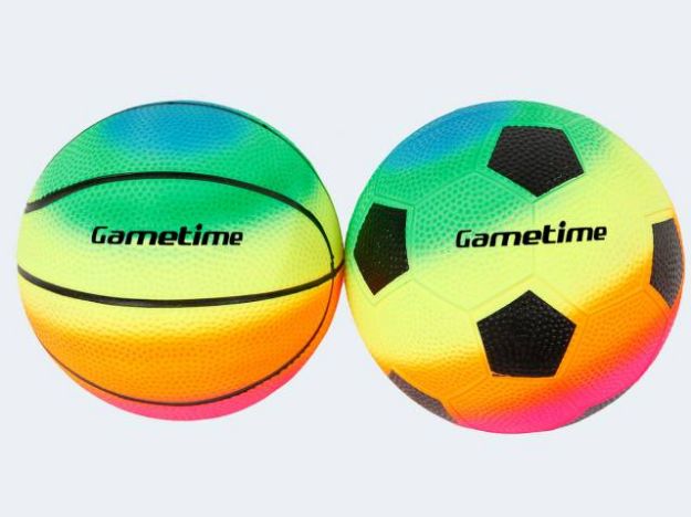 Bild von Fußball / Basketball 10cm aufgeblasen - Ein Stück wird nach dem Zufallsprinzip zugesendet! - 720265