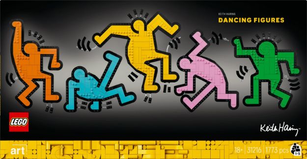 Bild von LEGO® ART - 31216 Keith Haring – Tanzende Figuren