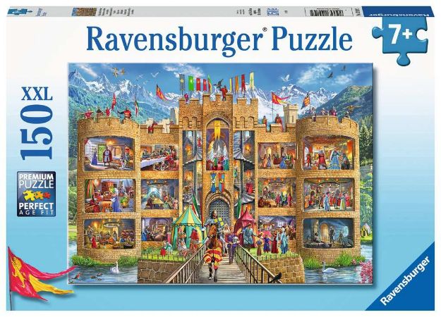 Bild von Ravensburger 12919 Puzzle Blick in die Ritterburg 150 Teile