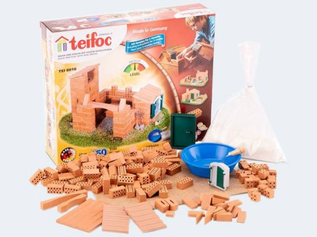 Bild von Teifoc Baumeister Burg/Haus 200T 3 Varianten - Tei8010