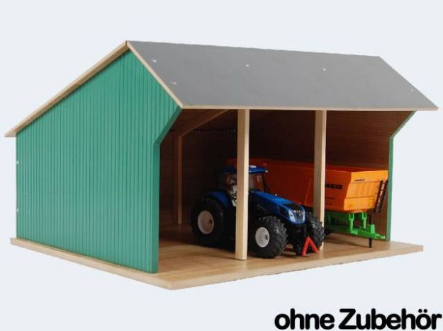 Bild von Farm Schuppen für 3 Traktoren 1:32 45x28x22cm - 610192