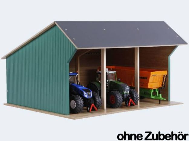 Bild von Farm Schuppen für 3 Traktoren 1:32 45x38x27cm - 610193