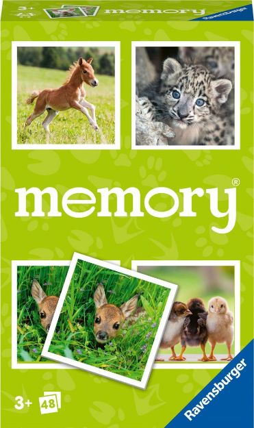 Bild von Tierbaby memory Merkspiel 3+ MBS