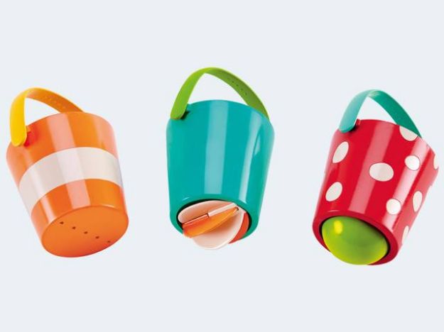 Bild von Hape 3 Eimer bunt - E0205