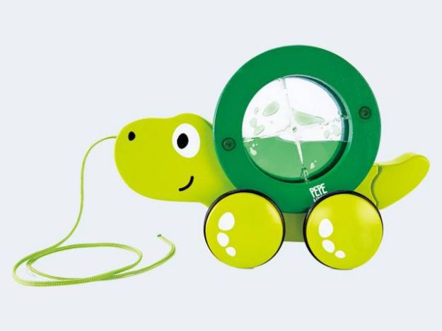 Bild von Hape Nachzieh Schildkröte Holz - E0354