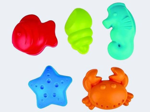 Bild von Hape 5 Sandformen Meerestiere im Netz - E4058