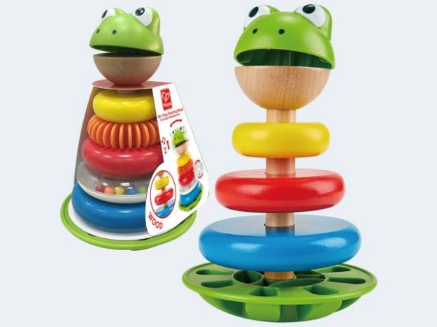 Bild von 1 Stück Hape Stapelfrosch - E0457