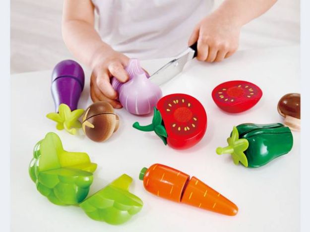Bild von Hape Gartengemüse 9 Teile zum Zerschneiden - E3161