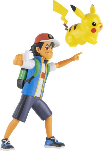 Bild von Pokemon Battle Feature Figure Ash & Pikachu - PKW2473