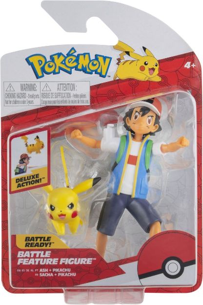 Bild von Pokemon Battle Feature Figure Ash & Pikachu - PKW2473