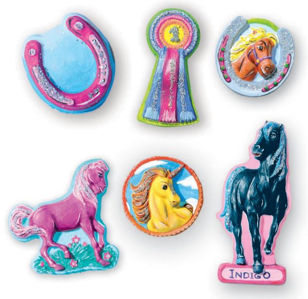 Bild von SES Pferde gießen und anmalen mit Glitter - 01155