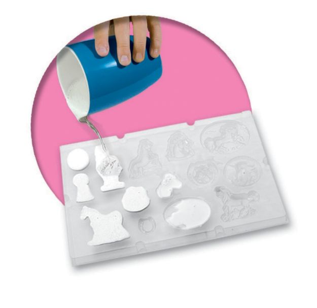 Bild von SES Pferde gießen und anmalen mit Glitter - 01155