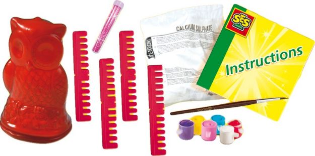 Bild von SES Gipsfigur Eule - 01285