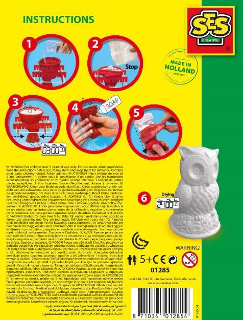 Bild von SES Gipsfigur Eule - 01285