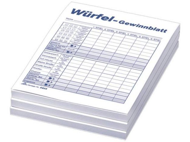 Bild von Würfelblöcke A6 3x85Bl - 5803