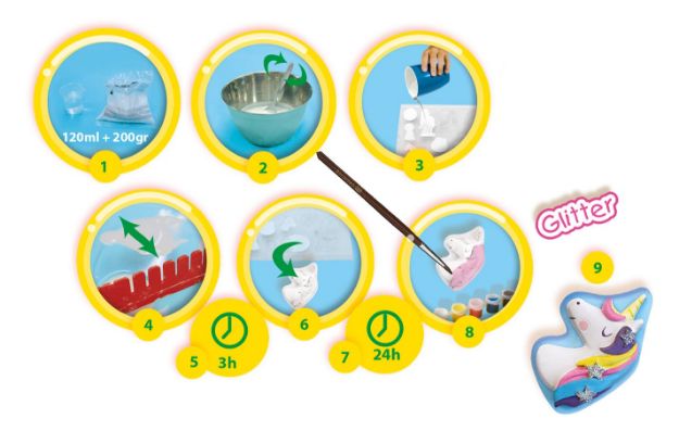 Bild von SES Einhörner gießen und anmalen - 01359