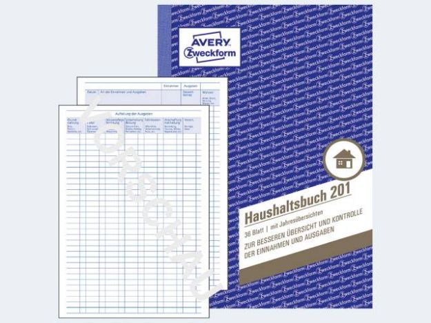 Bild von Haushaltsbuch 201 A5/38Bl