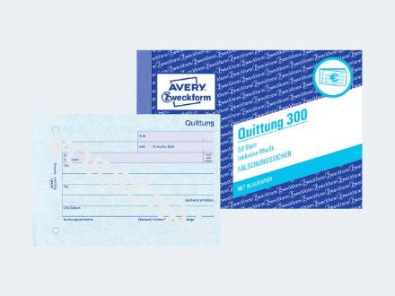 Zeige Details für Quittungen 300 A6/50Bl Bild von Quittungen 300 A6/50Bl