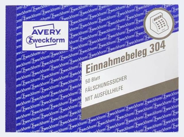 Bild von Einnahmebeleg 304 A6/50Bl