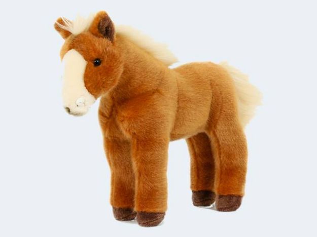 Bild von SEMO Plüsch Pferd braun 30cm - HSV-12TB11