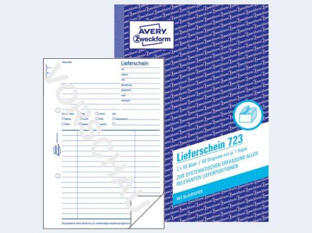 Bild von Lieferschein 723 A5/2x50Bl