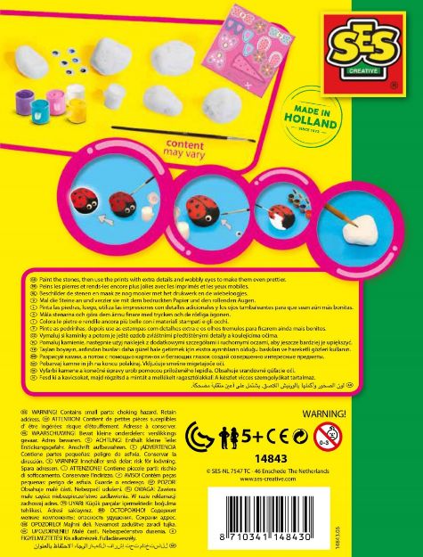 Bild von SES Steine bemalen Girly - 14843