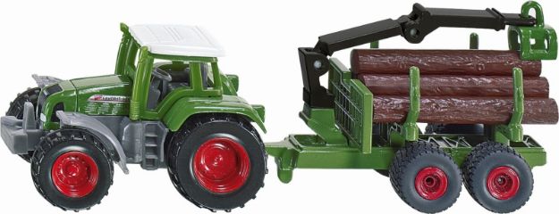 Bild von SIKU 1645 Traktor mit Forstanhänger, sortiert